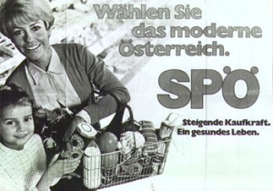 1970_spoe_soziales Wählen Sie das moderne Österreich. Wahlplakat der SPÖ für die Nationalratswahl vom 1. März 1970. (Quelle: Plakatdokumentation Kunisch)