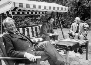 Willi Brandt, Olof Palme und Bruno Kreisky am 24.5.1975 (Foto: Stiftung Bruno Kreisky Archiv)