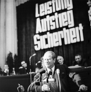 parteitag1968_picturedesk Bruno Kreisky hält eine Rede auf dem Parteitag der SPÖ in den Wiener Sophiensälen, 1968 (Foto: Barbara Pflaum / Imagno / picturedesk.com)