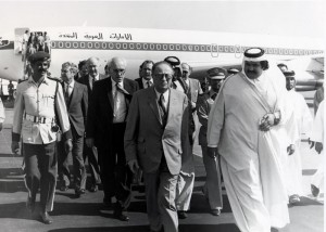 Staatsbesuch in Quatar, 1981 (Foto: Stiftung Bruno Kreisky Archiv)